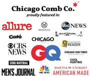 Chicago Comb Co. Model No. 2 Carbon Fiber Comb