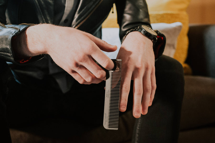 Chicago Comb Co. Model No. 1 Carbon Fiber Comb