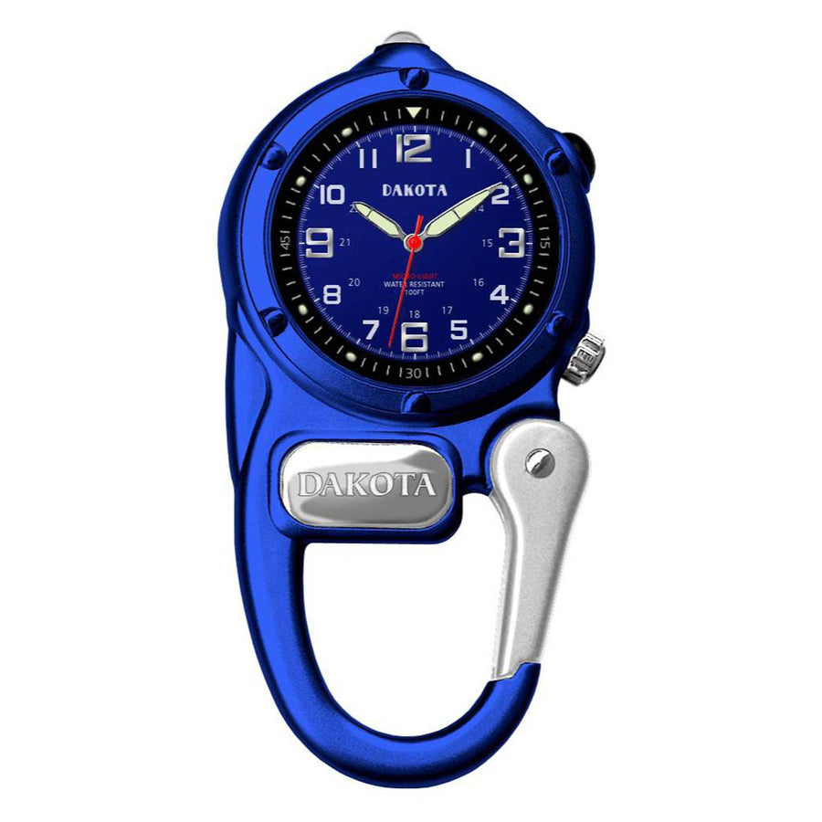 Dakota Mini Clip Watch with LED Flashlight, Tactical, Outdoor