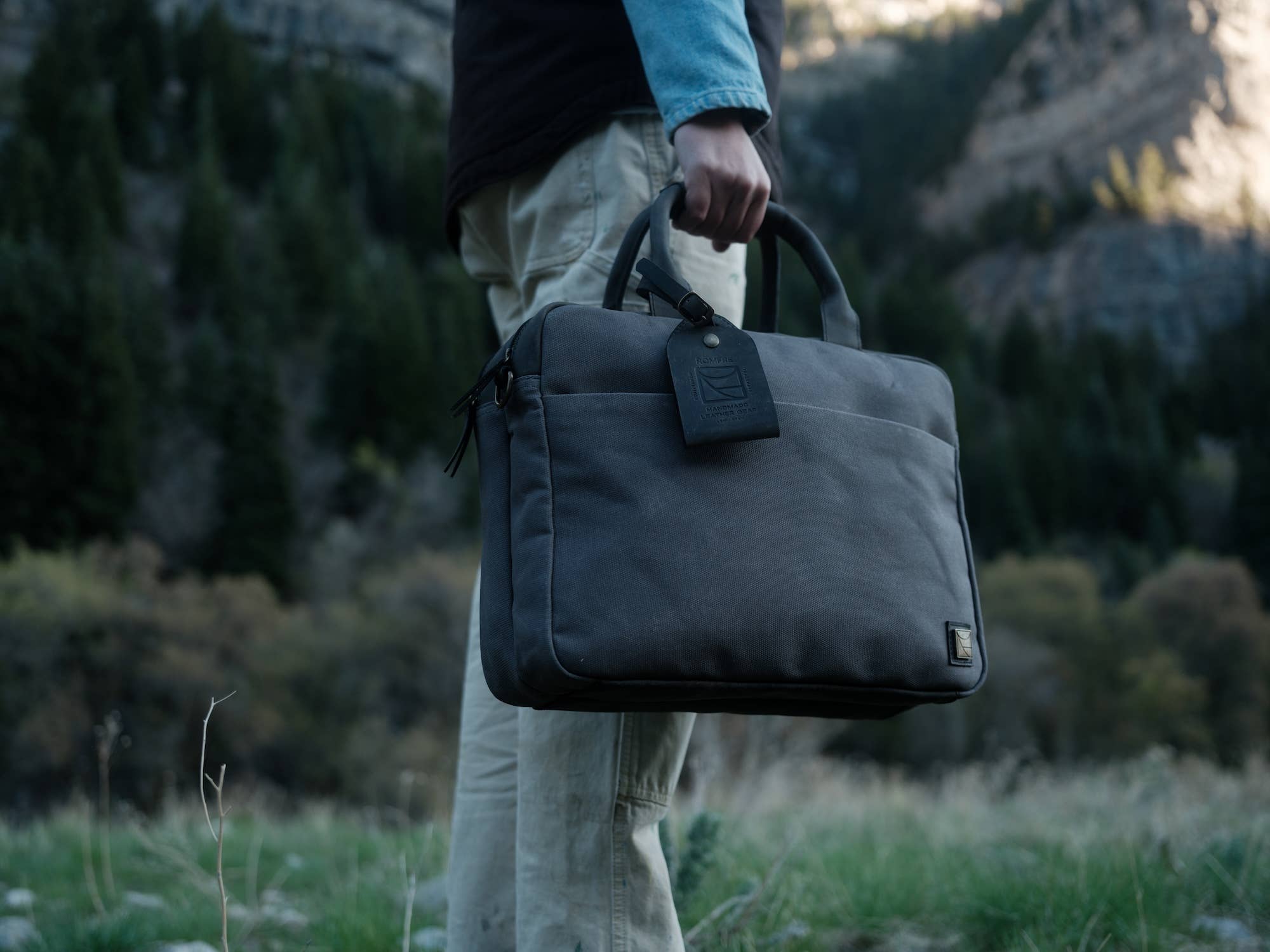 Waxed Canvas Pilot Bag