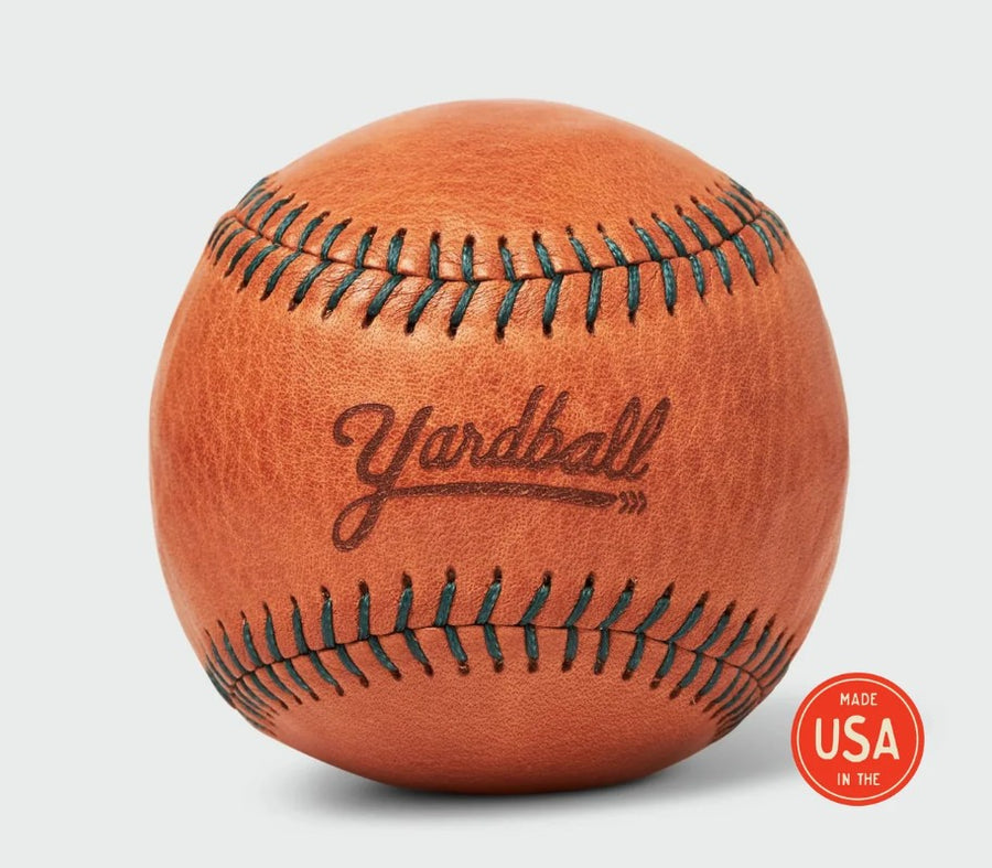 Yardball Glove Tan with Hunter Green Thread
